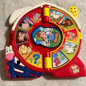 Mattel mini See ‘n Say. Requires 3 AA batteries.